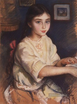  russisch - Porträt von o i rybakova in kindheit 1923 Russisch